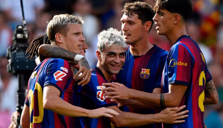 برشلونة يكتسح فالنسيا بخماسية نظيفة بقيادة فيرمين لوبيز ولامين يامال، ويتصدر الدوري الإسباني بالعلامة الكاملة برصيد 12 نقطة.