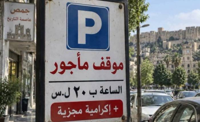 بدأ مجلس مدينة حمص تطبيق نظام المواقف المأجورة بـ20 ليرة سورية جديدة للساعة، وسط اعتراضات على بدء الجباية قبل تنفيذ عدد من التزامات