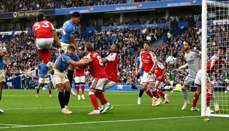 ألحق برايتون الخسارة الأولى بضيفه أرسنال، حامل لقب الدوري الإنجليزي الممتاز، بعدما تغلب عليه بنتيجة 3-0، ضمن منافسات الجولة الخامسة